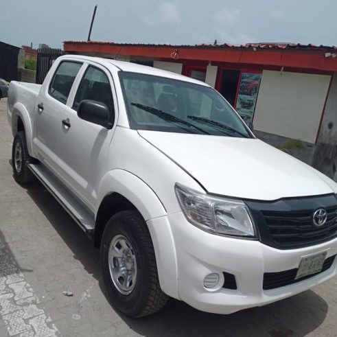 repaired and repainted, oven baked Toyota Hilux Pickup