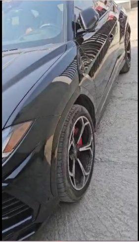 A Lambotghini at Opengate Autospray, Lekki